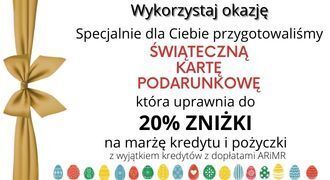 Zniżka 20% na marżę kredytu